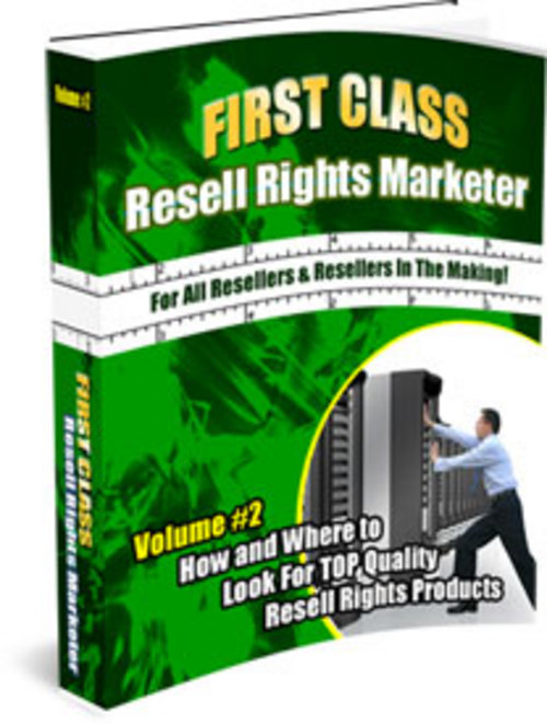 Product picture Resell rights marketer
