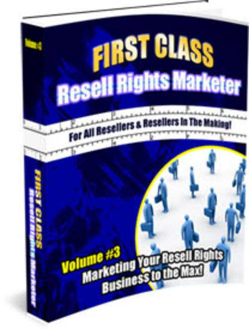Product picture Resell rights marketer