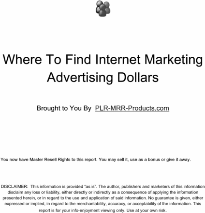 Product picture Where To Find Internet Marketing